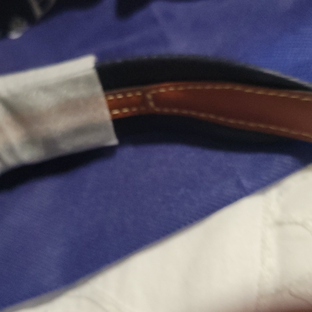 Dooney & Bourke Navy and Tan Crossbody Bag - Picture 11 of 13